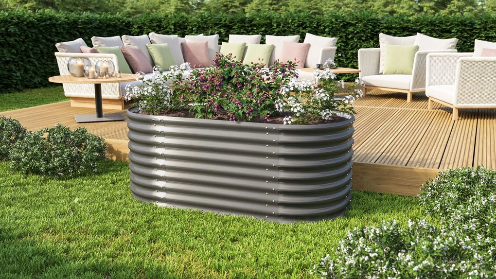 Vitavia Verhoogd Zaaibed Vita 630 - Graniet - 63cm