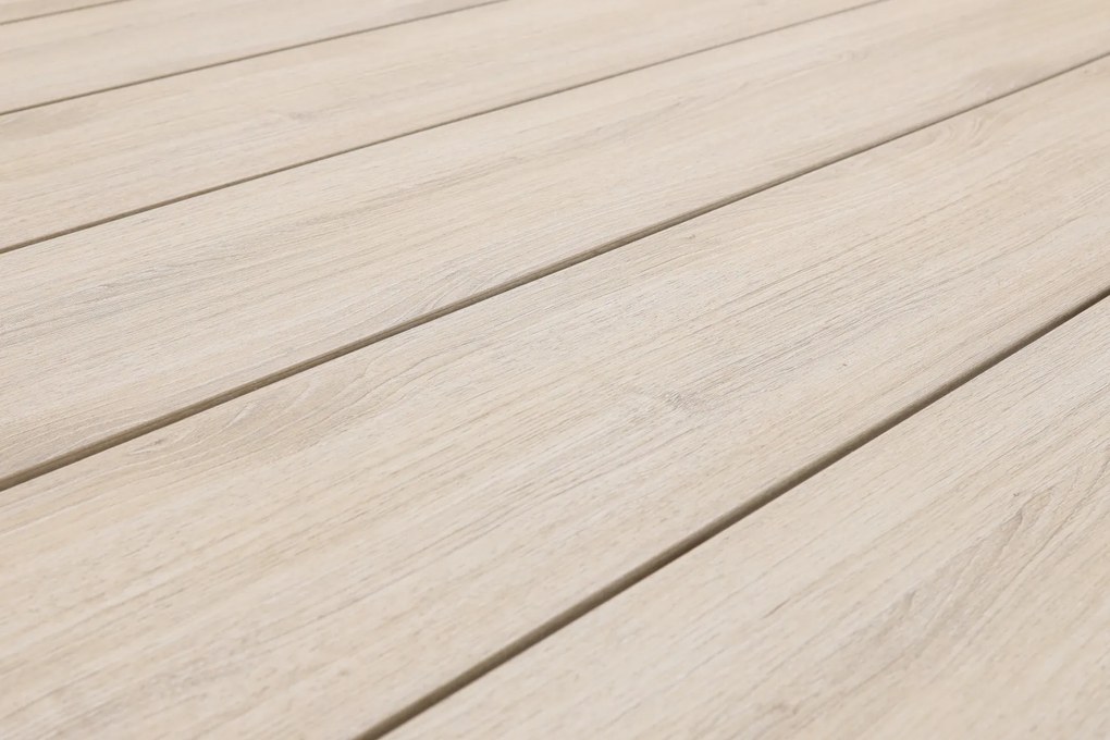 GI Edison ovale houtlook tuintafel 280x140 cm.