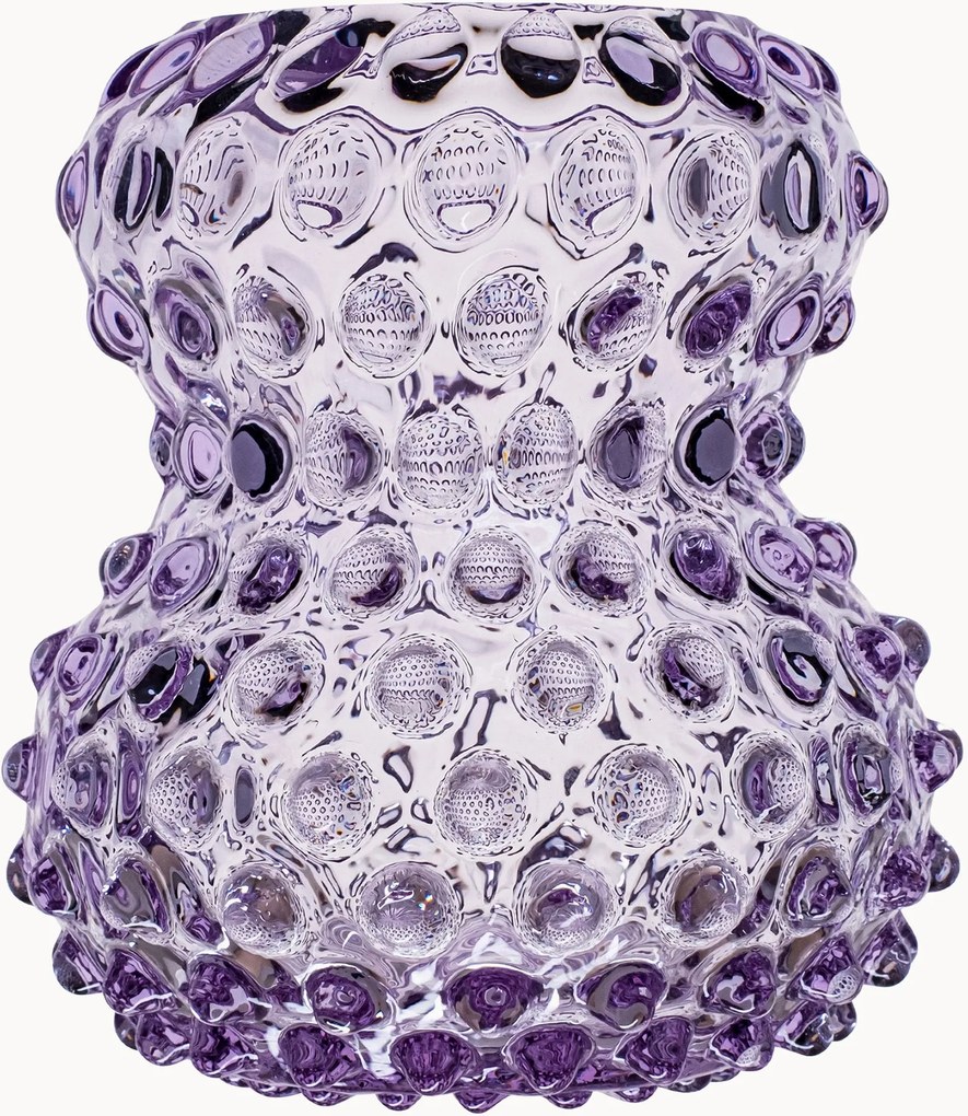 Mondgeblazen design vaas Hobnail Birdie, H 13 cm