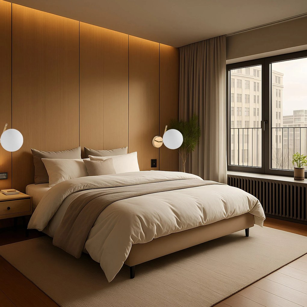 Wandlamp G100-1W GOLD