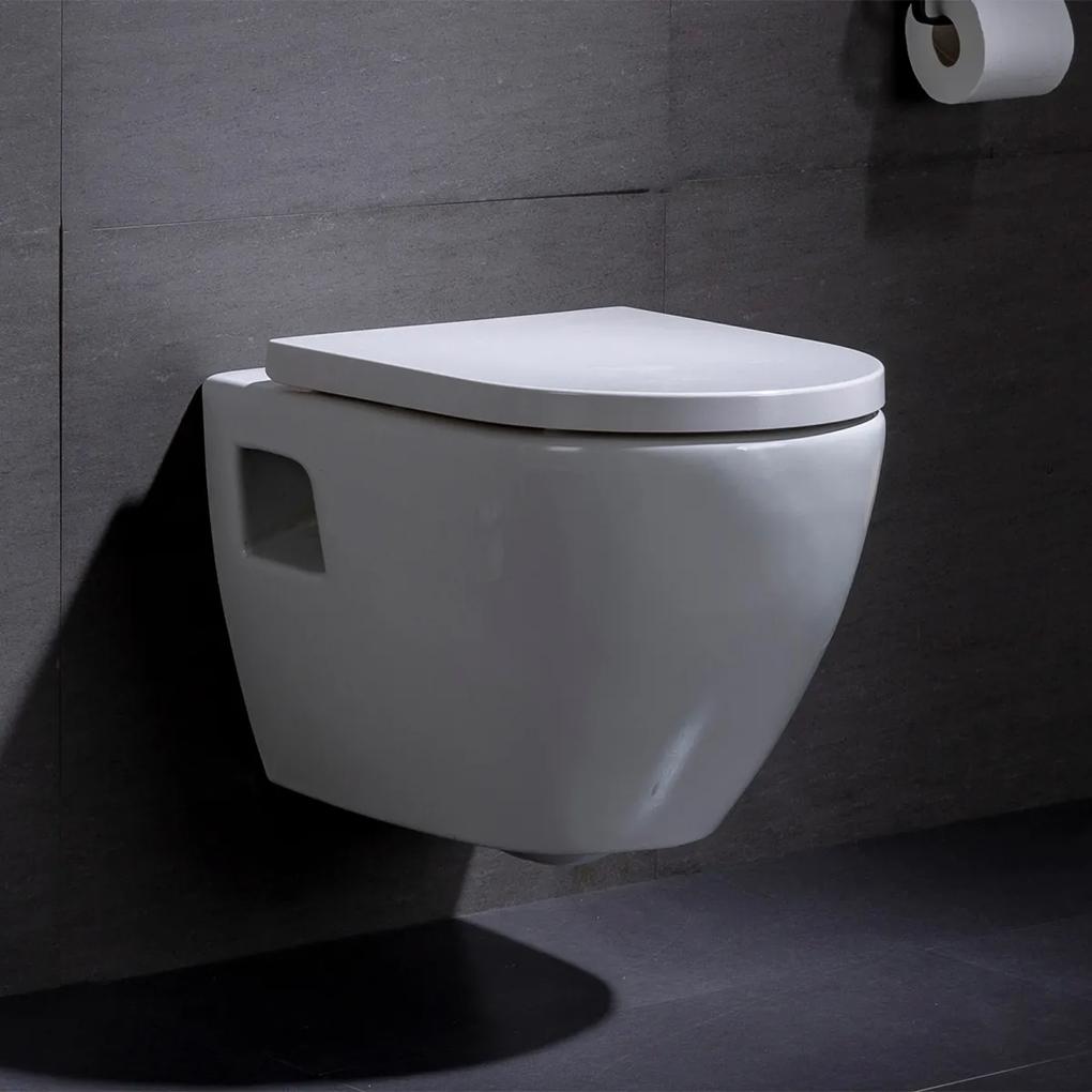Wandcloset - Hangend toilet Daley - Inbouwtoilet WC Pot