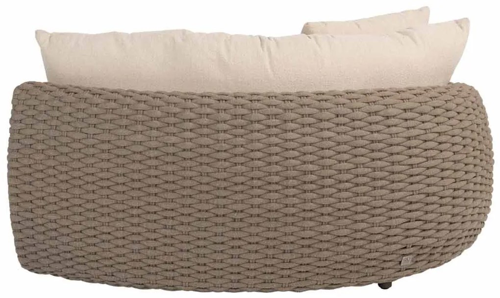 4 Seasons Outdoor Maxime chaise loungebank terre LoungebankLoungeset   bruin weerbestendig