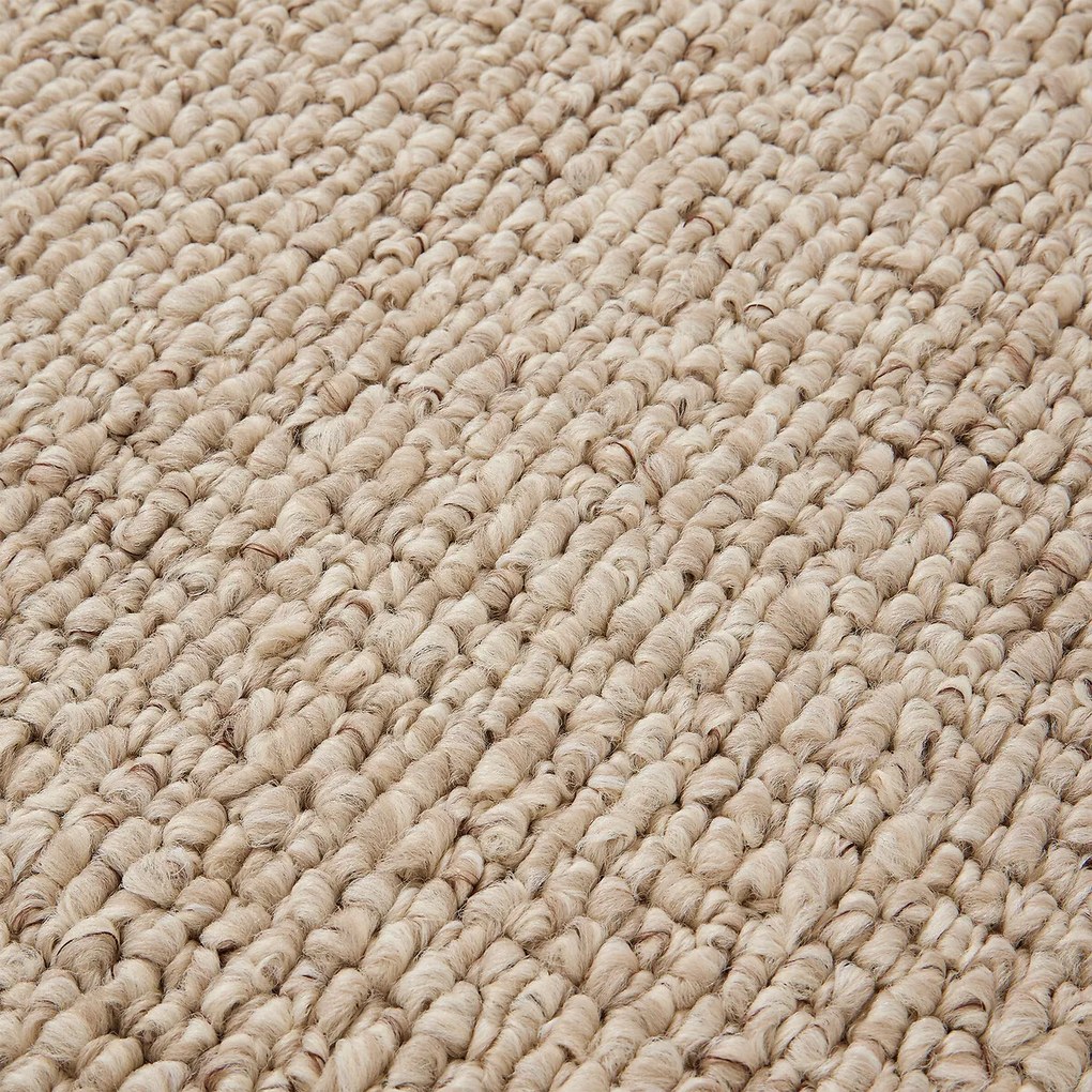Vloerkleed met grove, fluweelachtige lussen, CURL