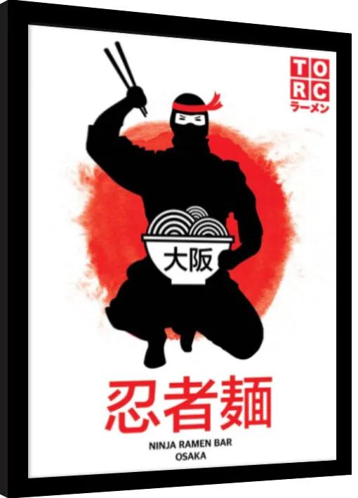 Ingelijste poster The Original Ramen Company - Ninja Ramend Bar