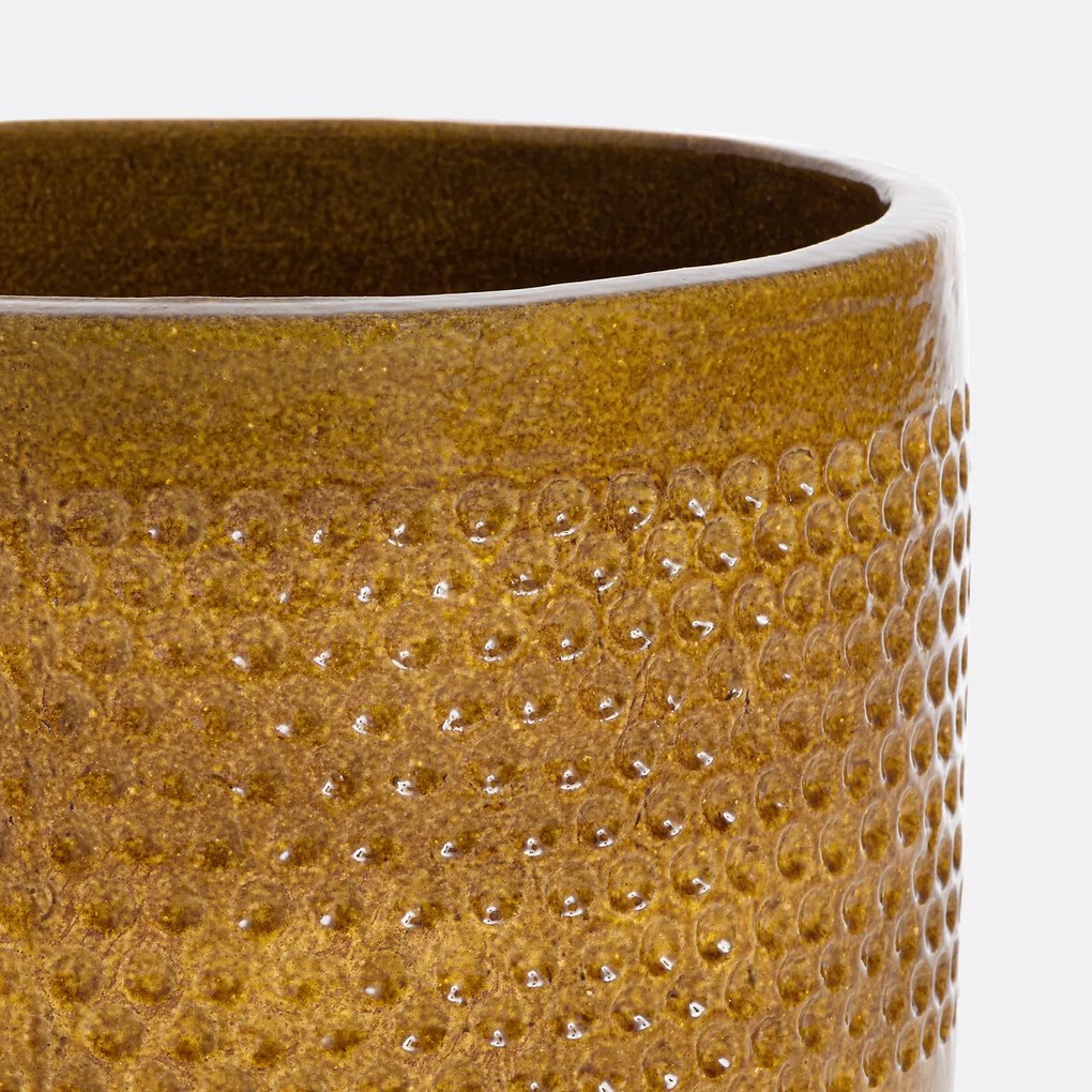 Bloempot in aardewerk met email Ø48 cm, Lullya