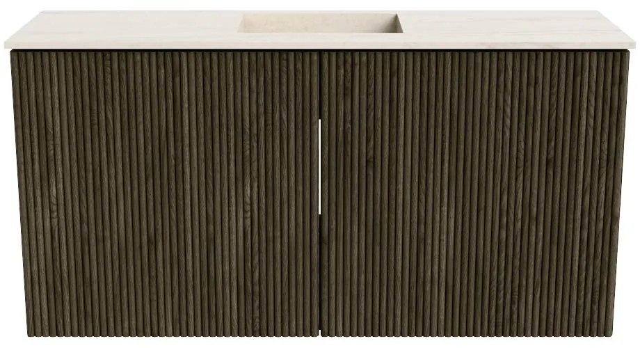 Mondiaz Joya DLux 80cm toiletmeubel shadow met wastafel faye midden zonder kraangat meli