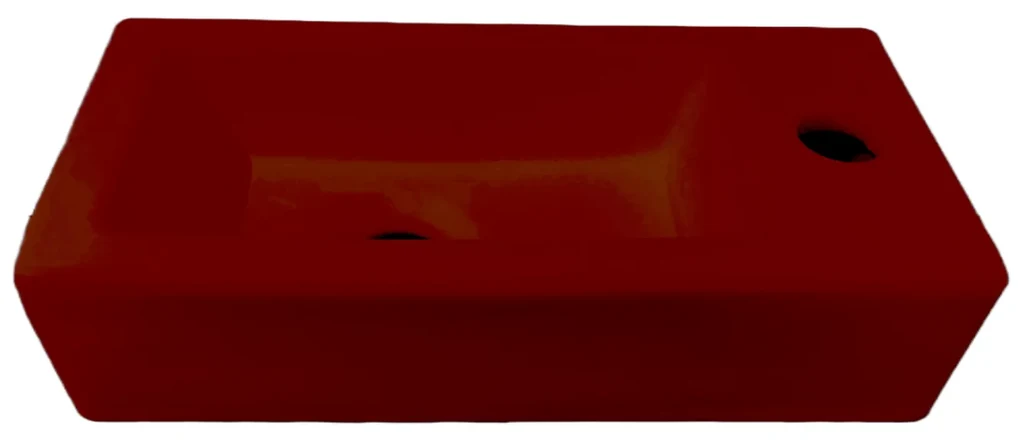 Best Design Farnetta fontein rechts 37x18cm rood mat