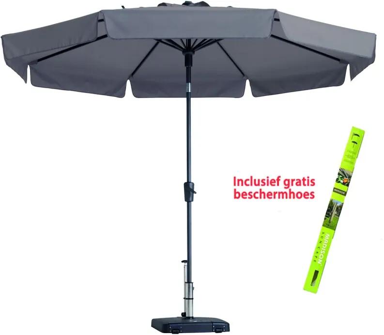 Parasol Rond Flores Taupe inclusief Beschermhoes Waarom is een a href=https://www.bol.com/nl/i/-/N/13027/ target=_blank"parasol/a onmisbaar in de tuin