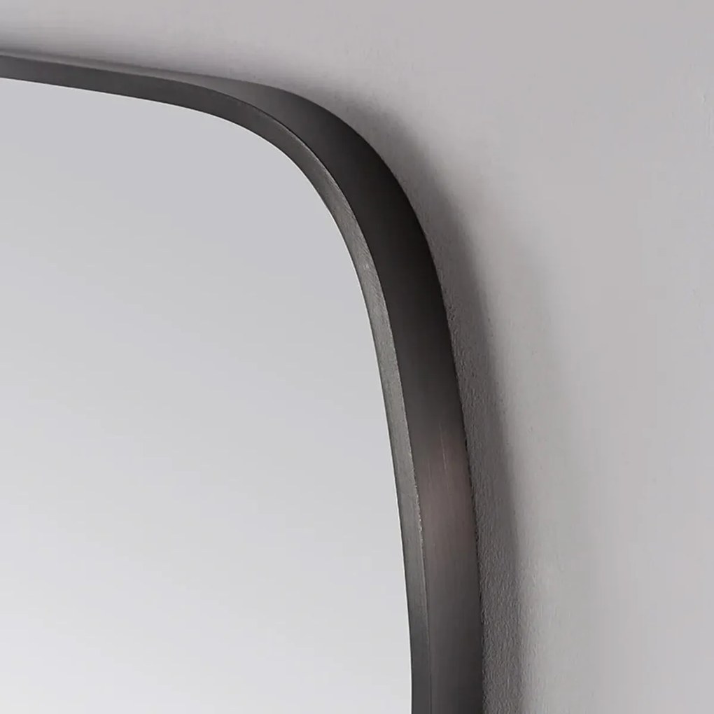 Lambini Designs Calera spiegel 120cm met spiegelverwarming en dimbare verlichting gunmetal