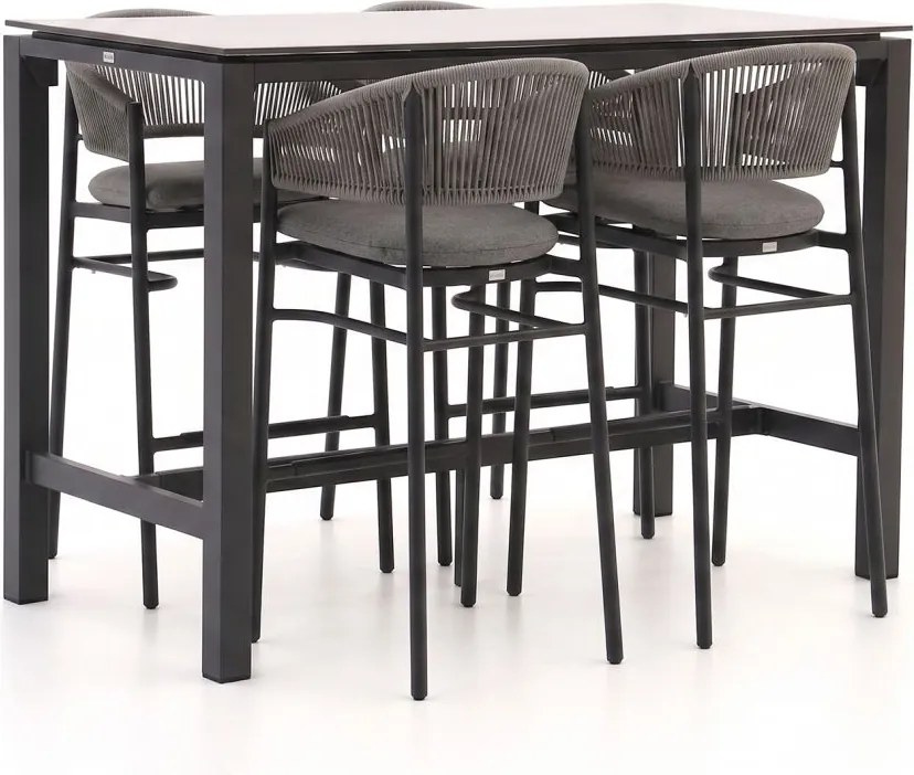 + 15% kassakorting | Barset Bellagio  | 4 personen | Tuinset sintered stone | 5-delig | Kees Smit Tuinmeubelen