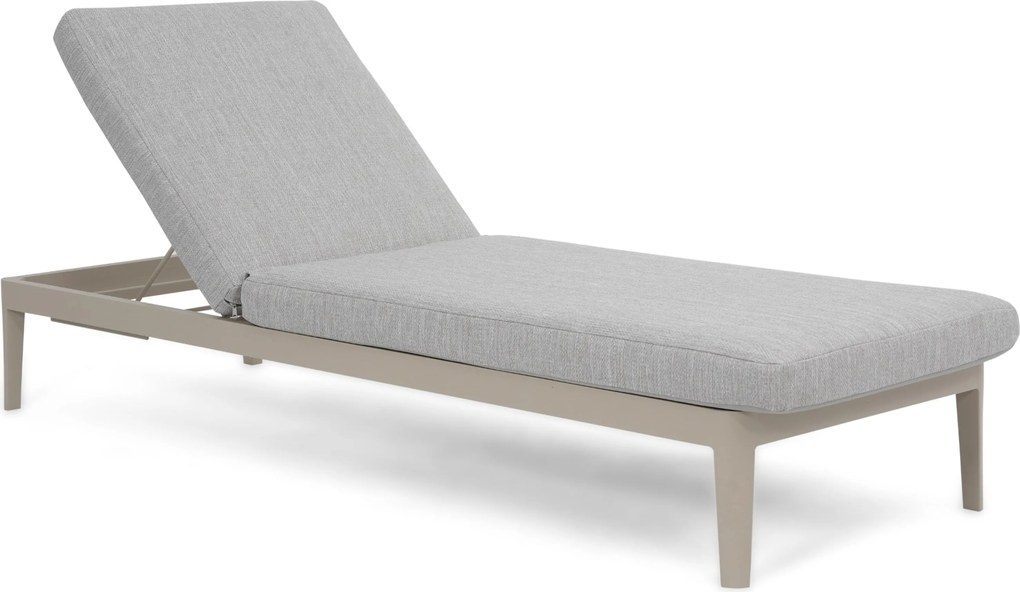 Lifestyle Garden Furniture Mateo Ligbed Met Kussen Loft/earth Aluminium Taupe
