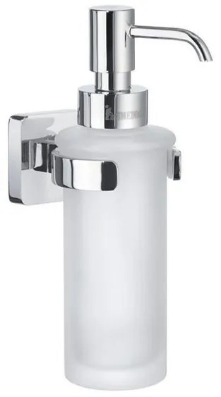 Smedbo Ice Zeepdispenser - 200ml - wandmontage - chroom/porselein OK369P