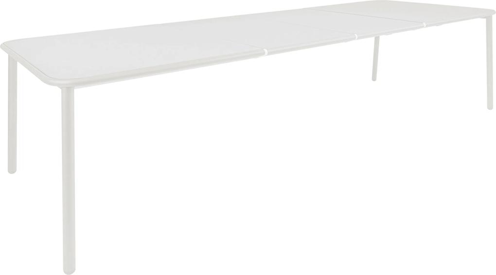 Emu Yard Extensible Table Aluminium tuintafel matt white 160-270x98