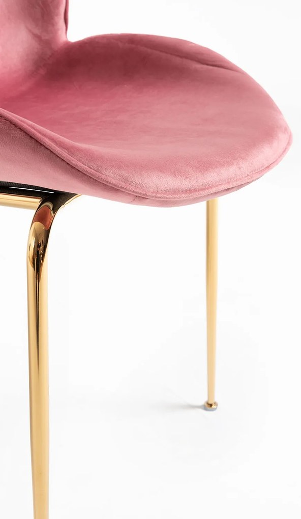 Bille Gouden Fluwelen Stoel