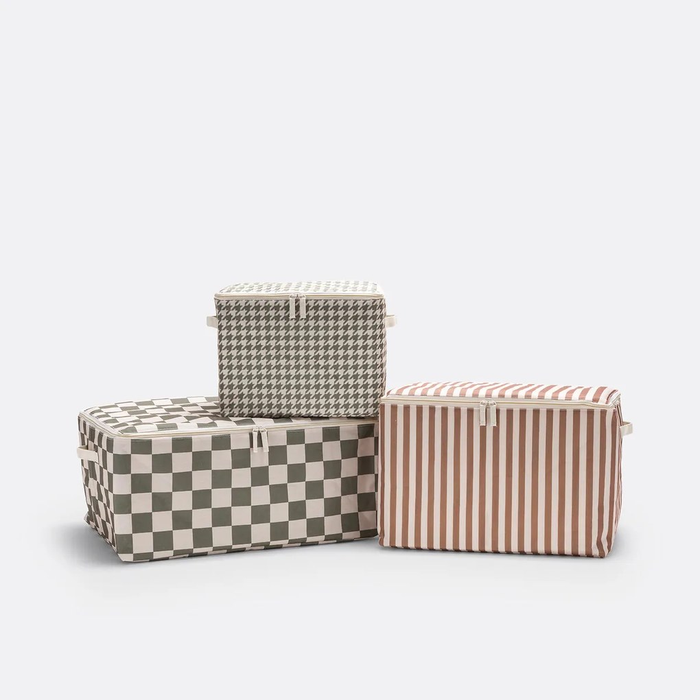 Set van 3 opberghoezen in polyester, Sunny