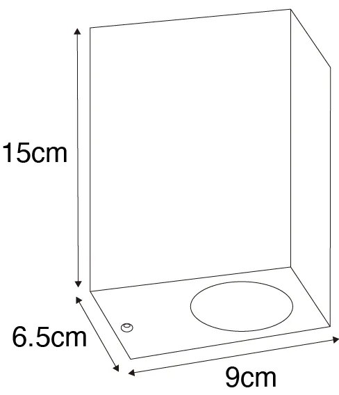 Moderne wandlamp antiek goud 2-lichts IP44 - Baleno