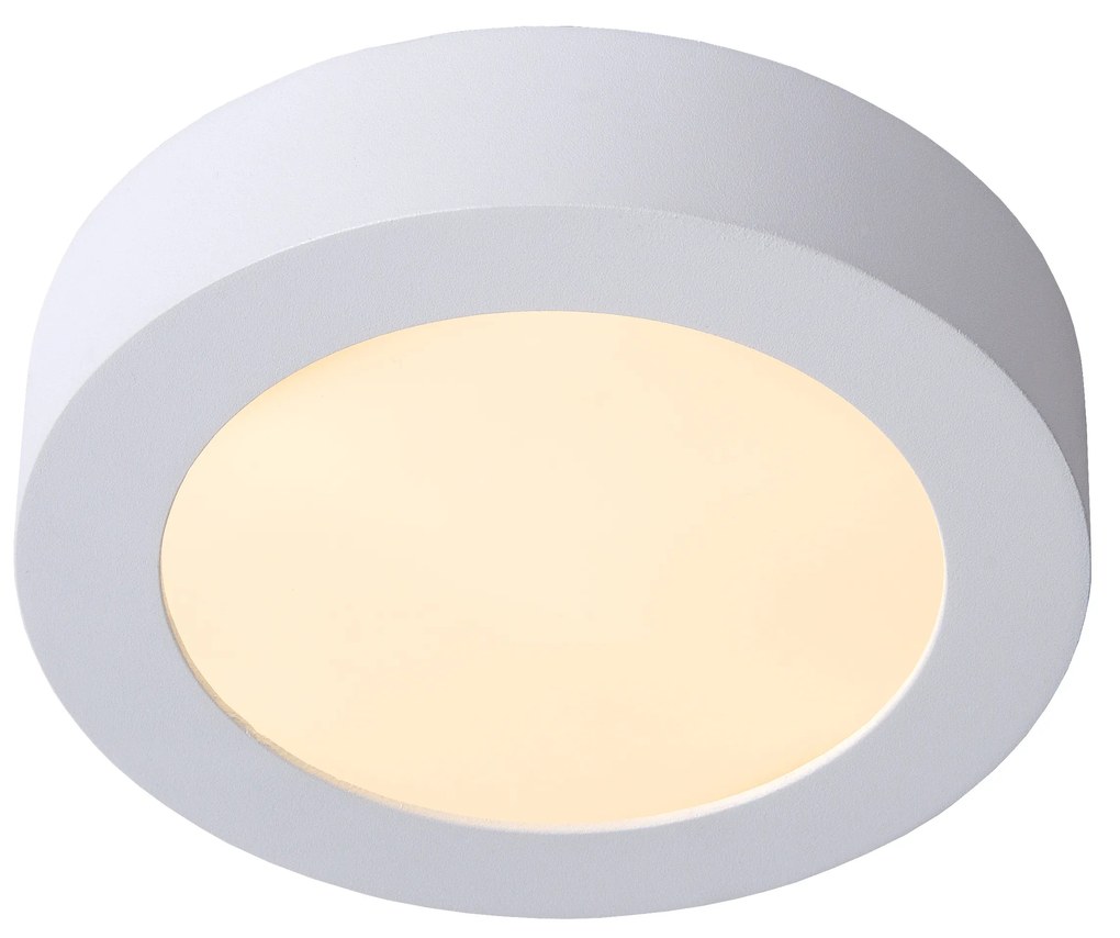 Lucide Brice ronde plafondlamp 18cm 11W wit