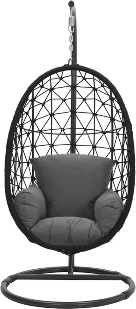 Garden Impressions Hangstoel Panama hangstoel ei - rope zwart