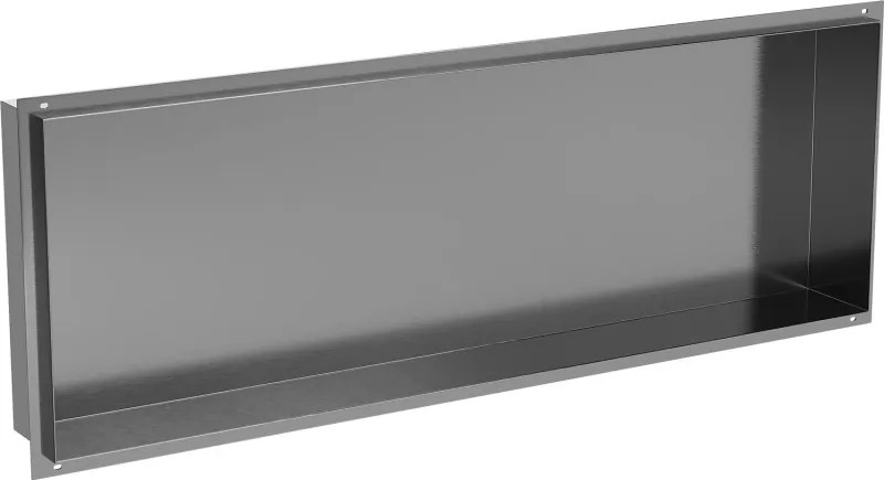 Mexen X-Wall-NR nisvak plank zonder flens 90 x 30 cm, geborsteld geweergrijs - 19E1903010