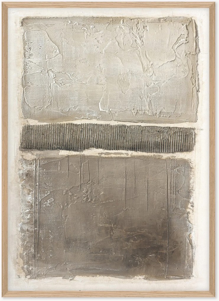 Handgeschilderd ingelijst canvas Art Structure I