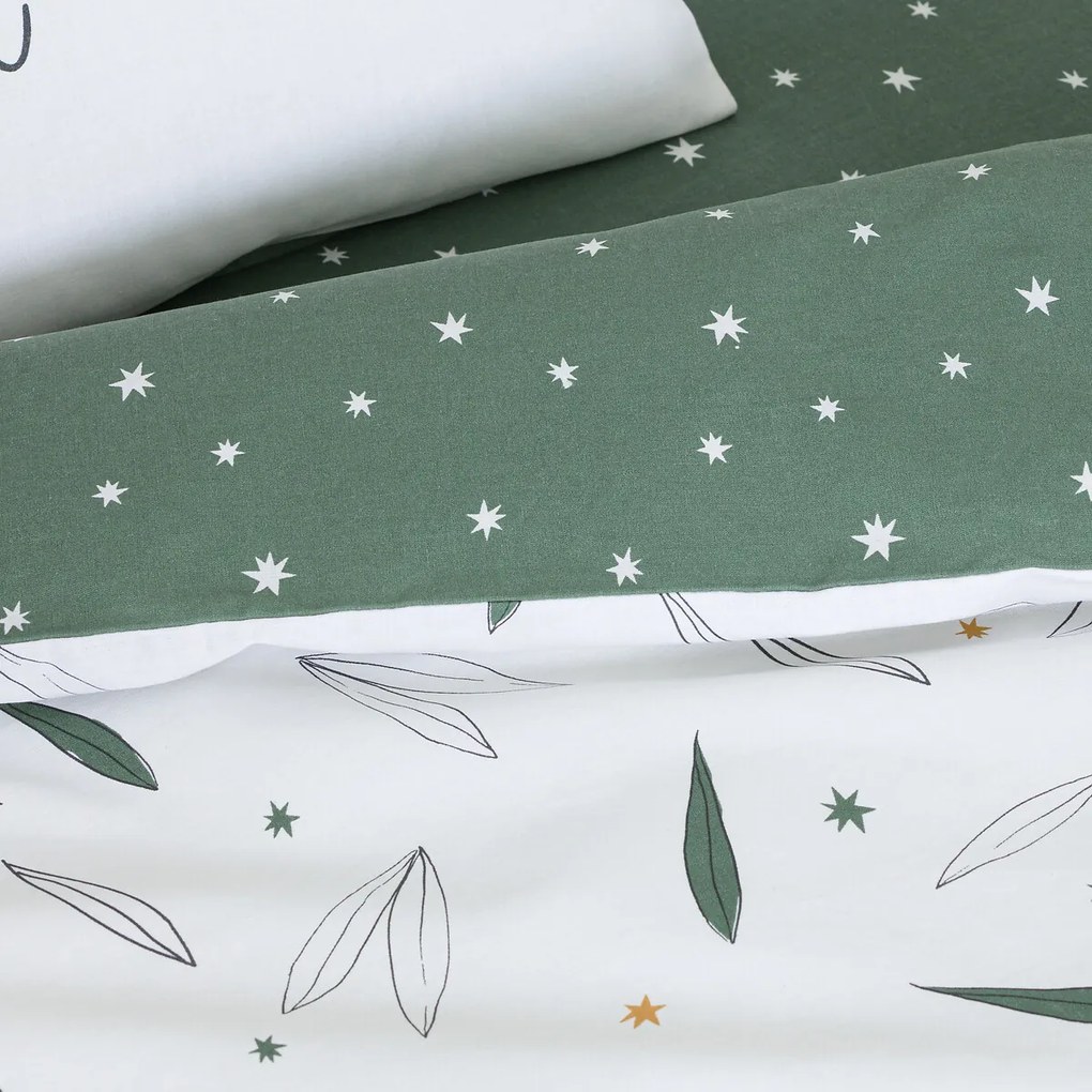 Katoenen dekbedovertrek voor baby, Panda Mania