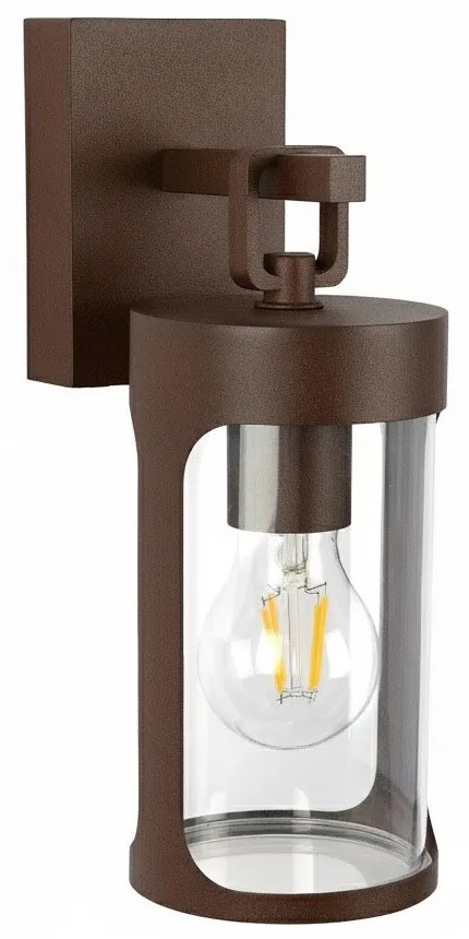 Zaragoza Muurlamp Zwart met Lichtsensor LED