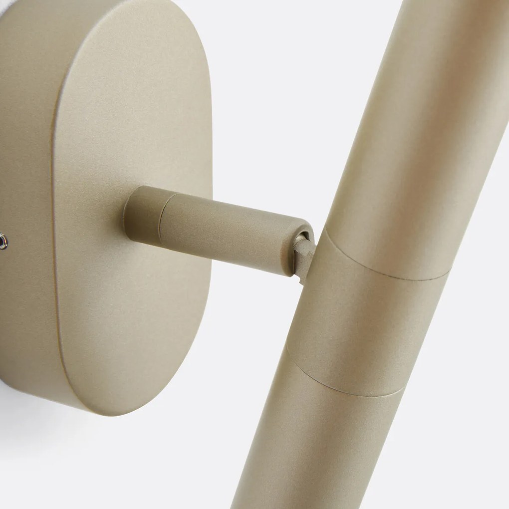 Richtbare wandlamp in metaal, Joha