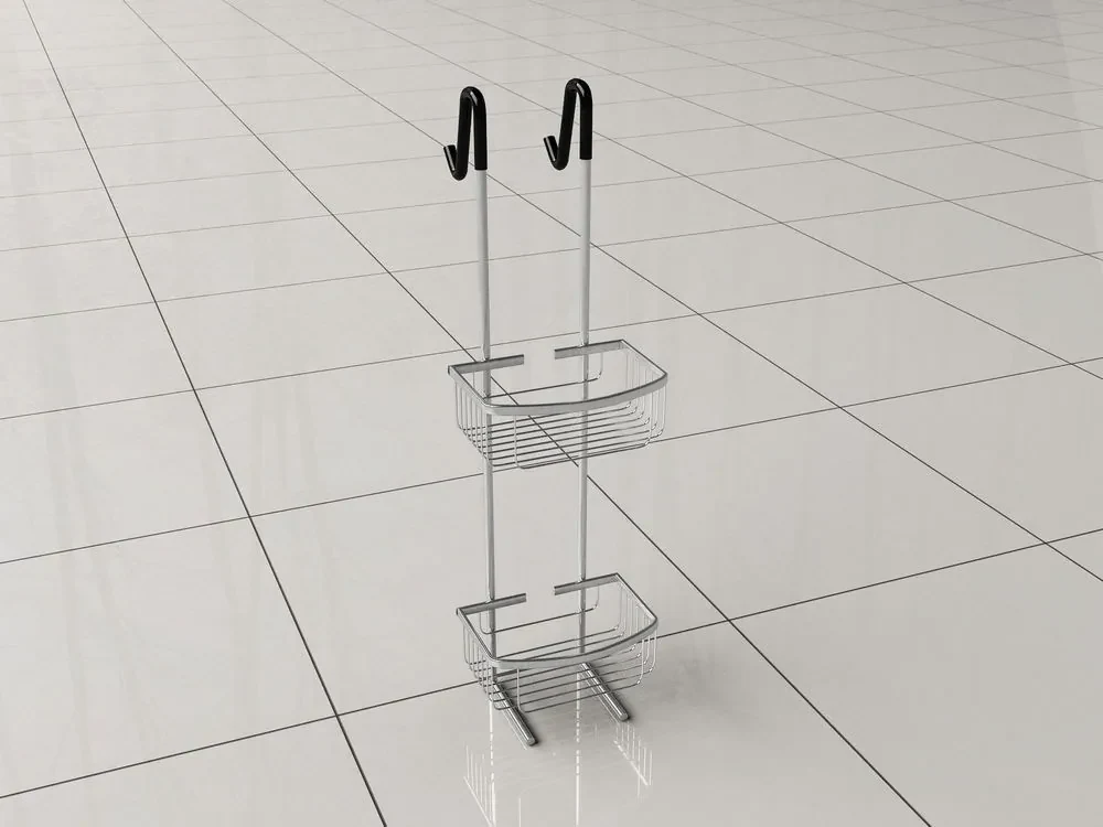 Mueller Domo doucherek 2 laags 80cm RVS look