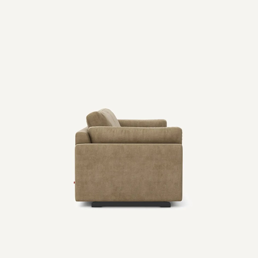 Slaapbank in stonewashed fluweel, CESAR