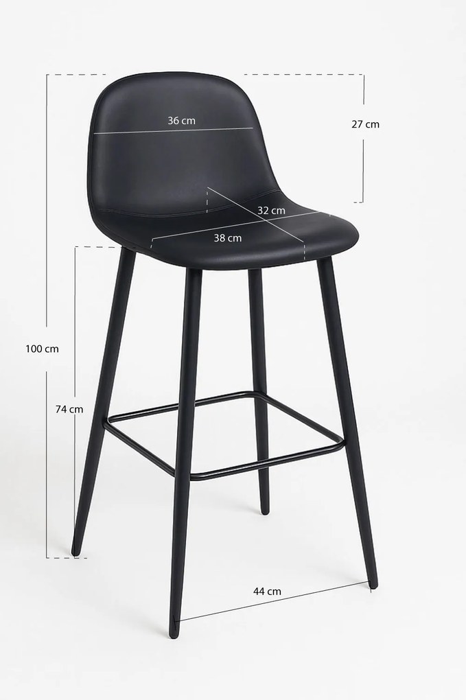 Zwarte Teok Kunstleer