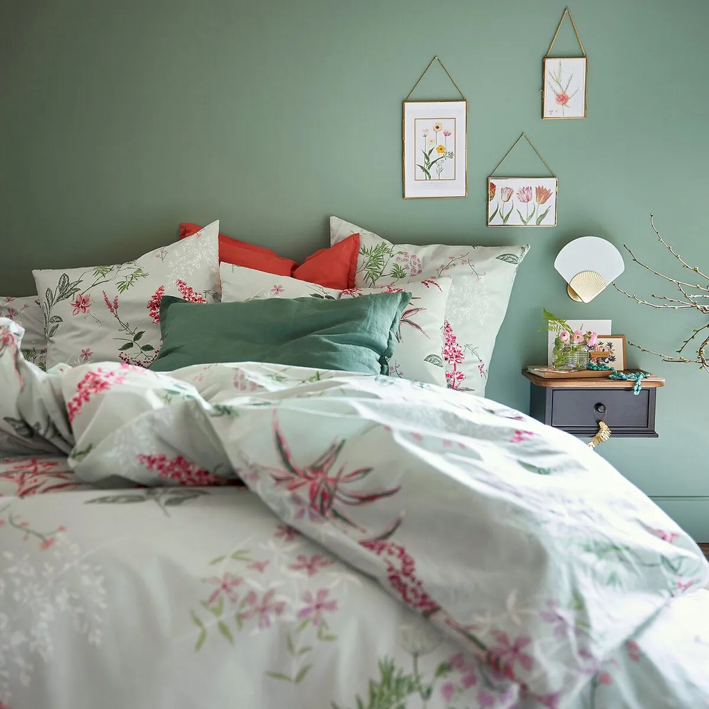 Kussensloop in perkalkatoen, Isoline