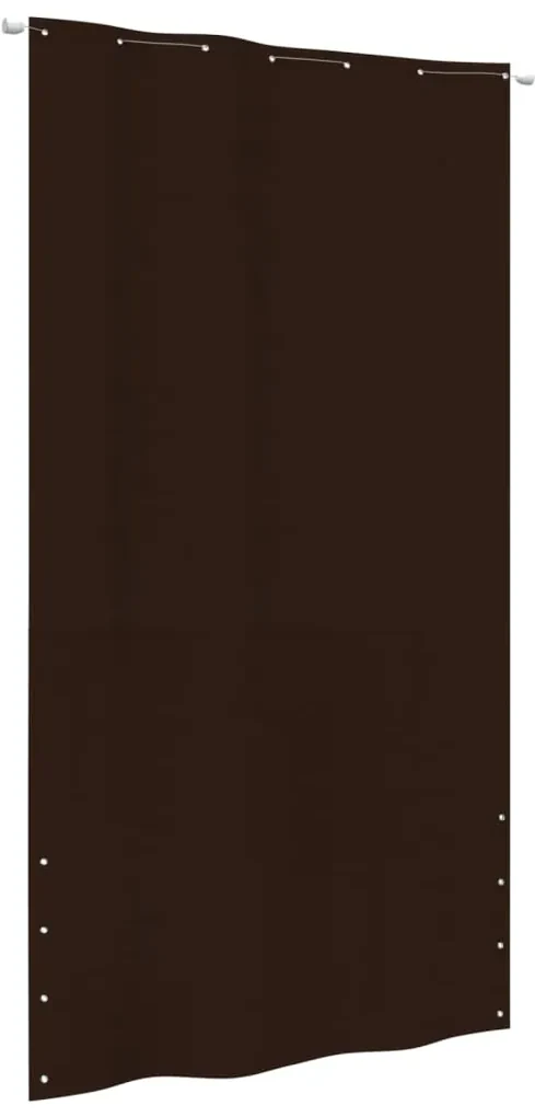 vidaXL Balkonscherm 140x240 cm oxford stof bruin