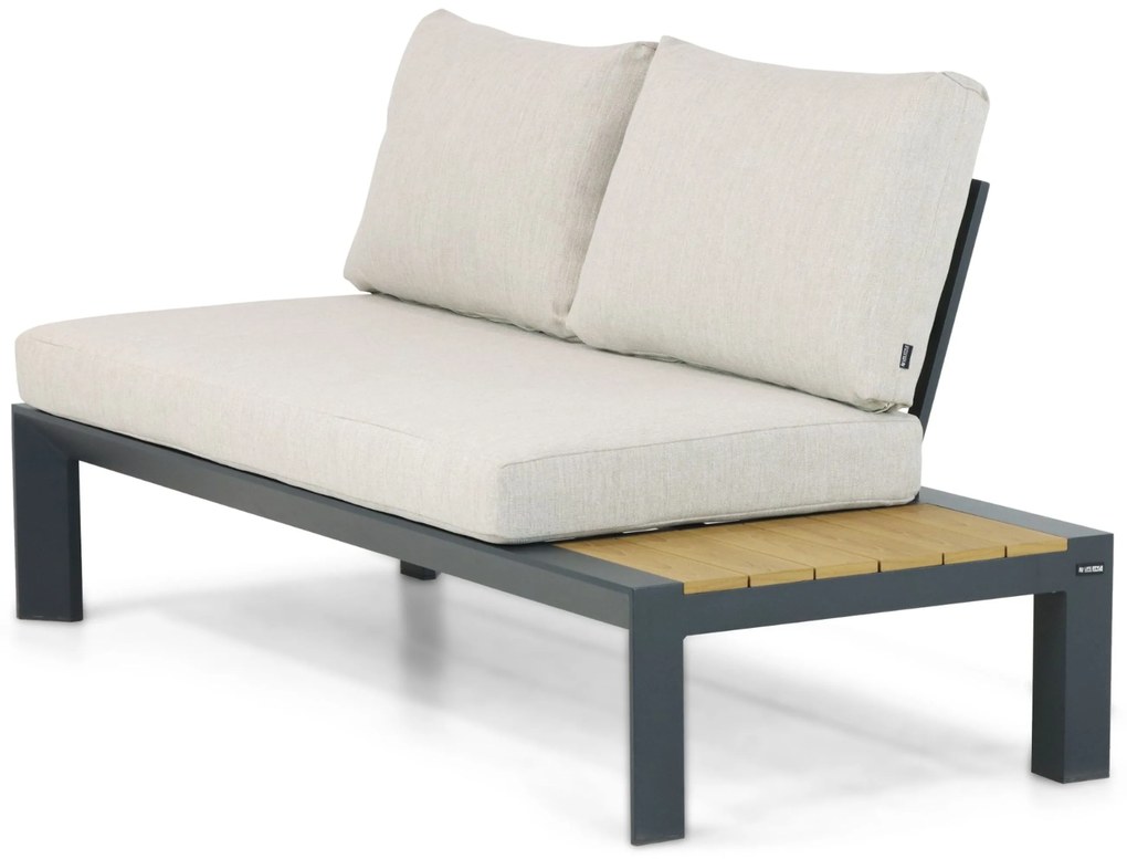 Loungeset 5 personen Aluminium Grijs Lifestyle Garden Furniture Navarra
