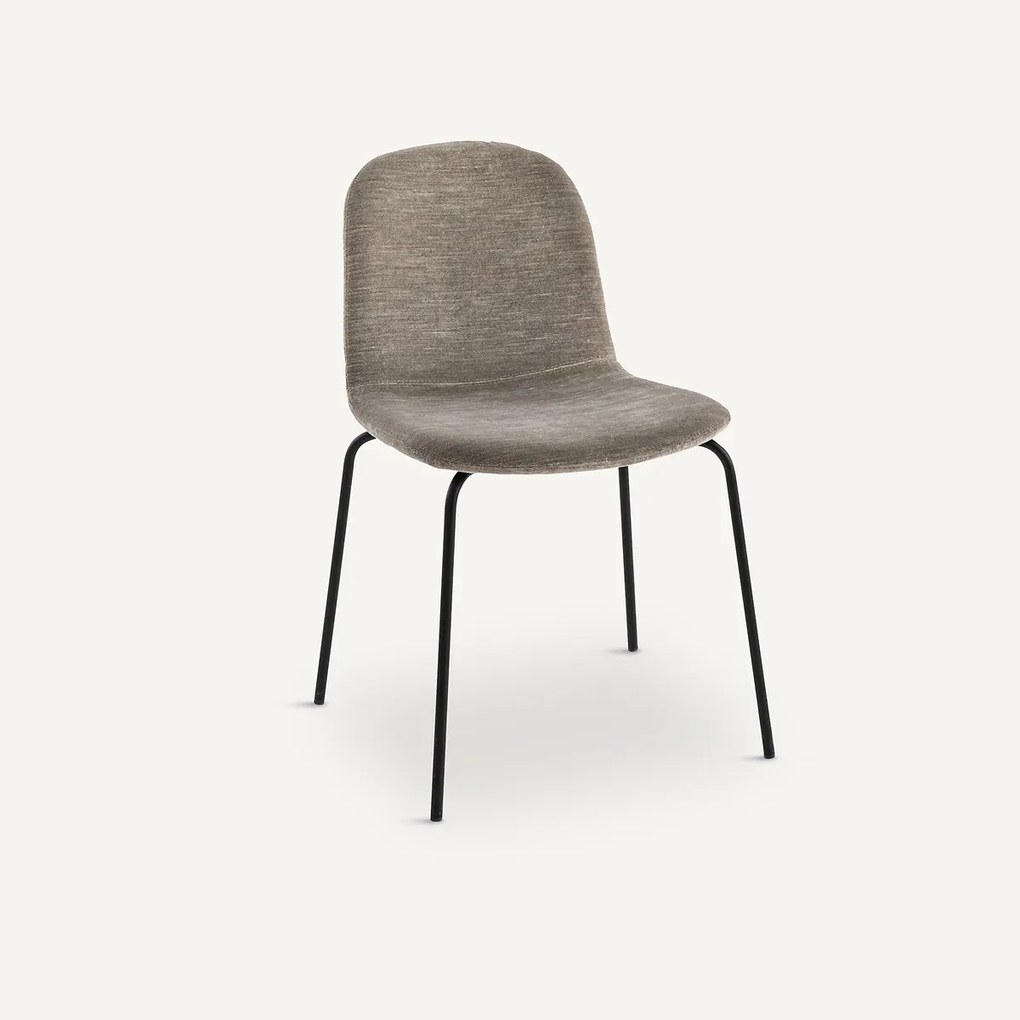 Stoel in gevlamd fluweel Tibby