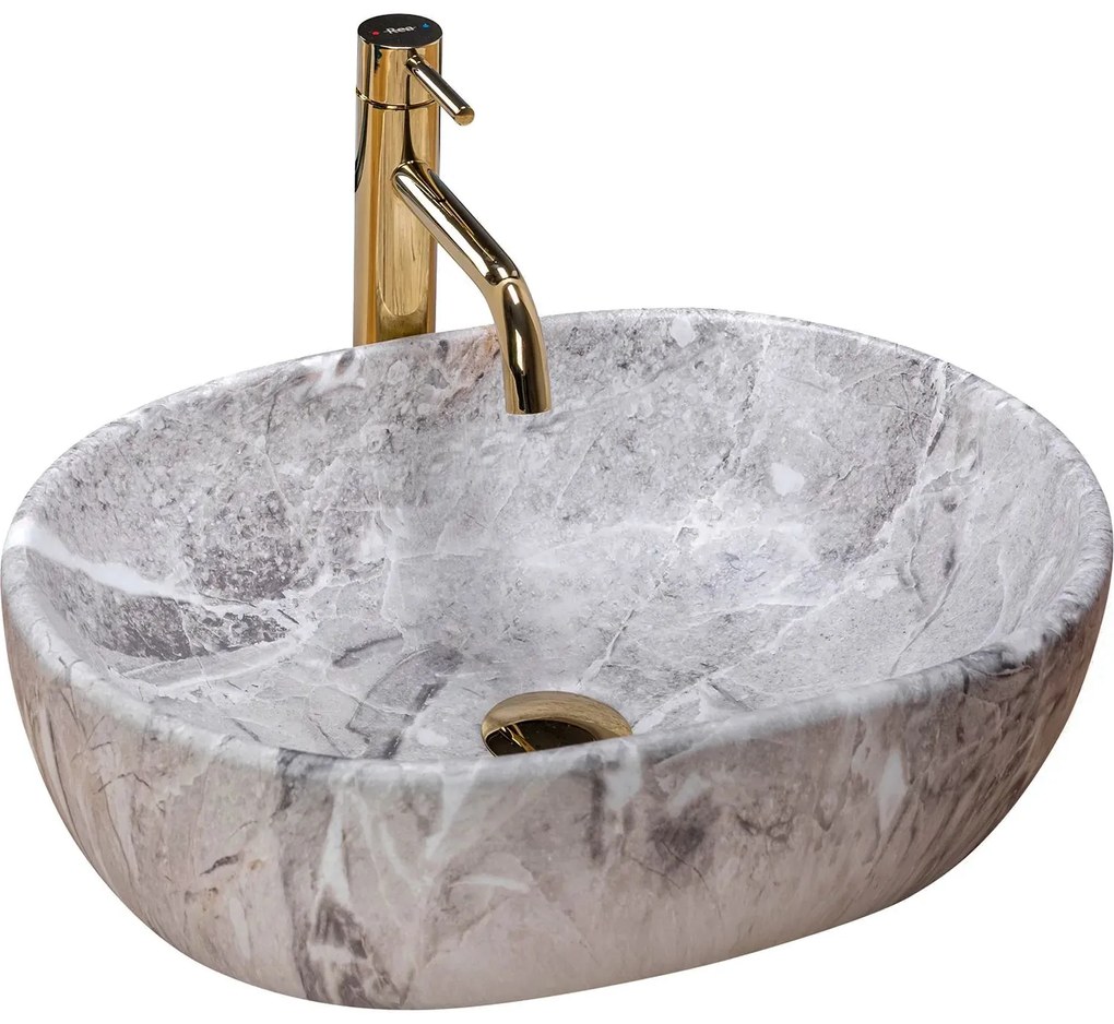 Opzetwastafel Rea Lara Stone