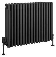 Eastbrook Rivassa 4 koloms radiator 80x60cm staal 1641W antraciet