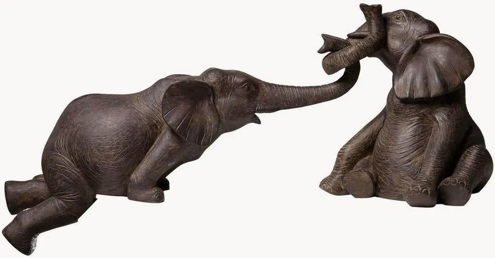Set van 2 decoratieve objecten Elefant Circus