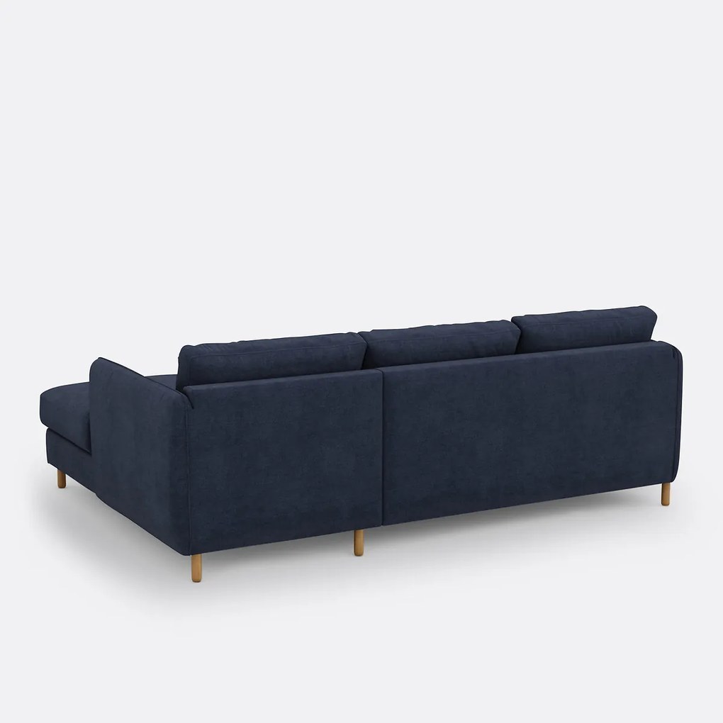 Hoekbank rechts, polyester, Loméo