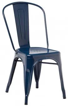 Set van 4 stapelbare stoelen LIX Marine blauw - Sklum
