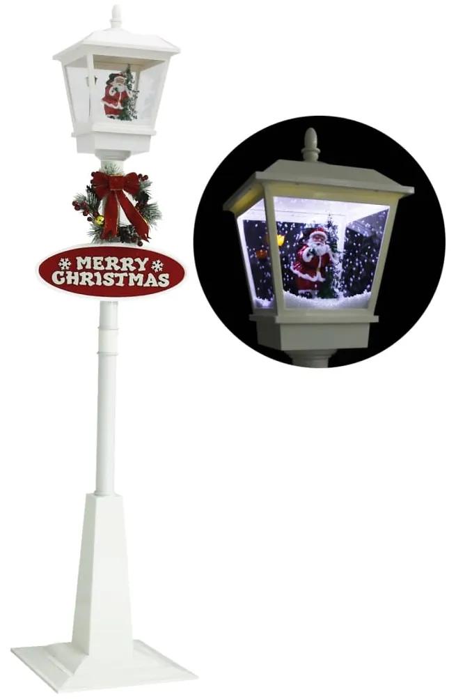 vidaXL Straatlantaarn met kerstman LED 180 cm