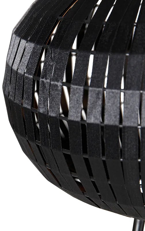 Moderne vloerlamp tripod zwart - Zoë