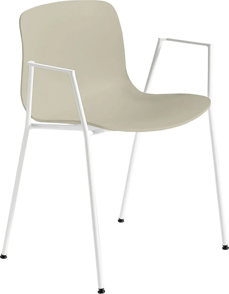 Hay About a Chair AAC18 stoel met wit onderstel Pastel Green