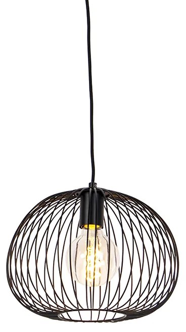 Design hanglamp zwart draad - Wire Dough