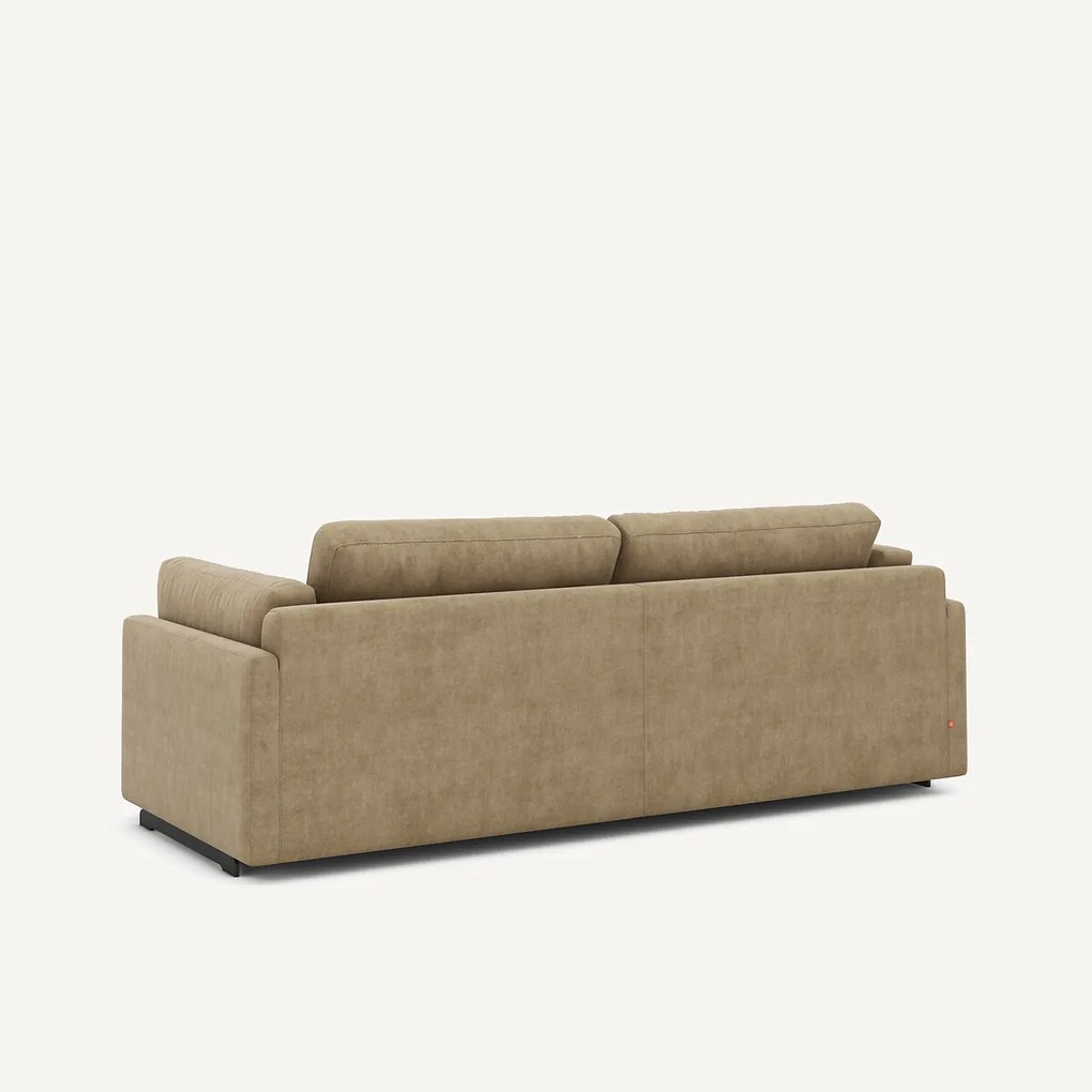 Slaapbank in stonewashed fluweel, CESAR