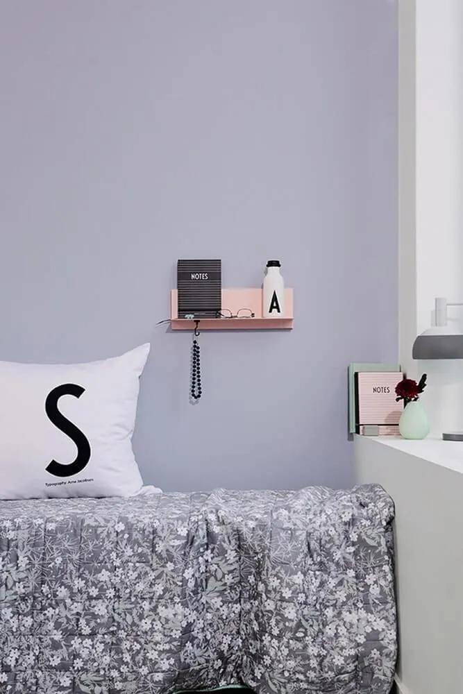 Design Letters | Wandplank Single Small lengte 42 cm x diepte 14 cm x hoogte 10 cm roze wandplanken & -haken mdf, staal | NADUVI outlet