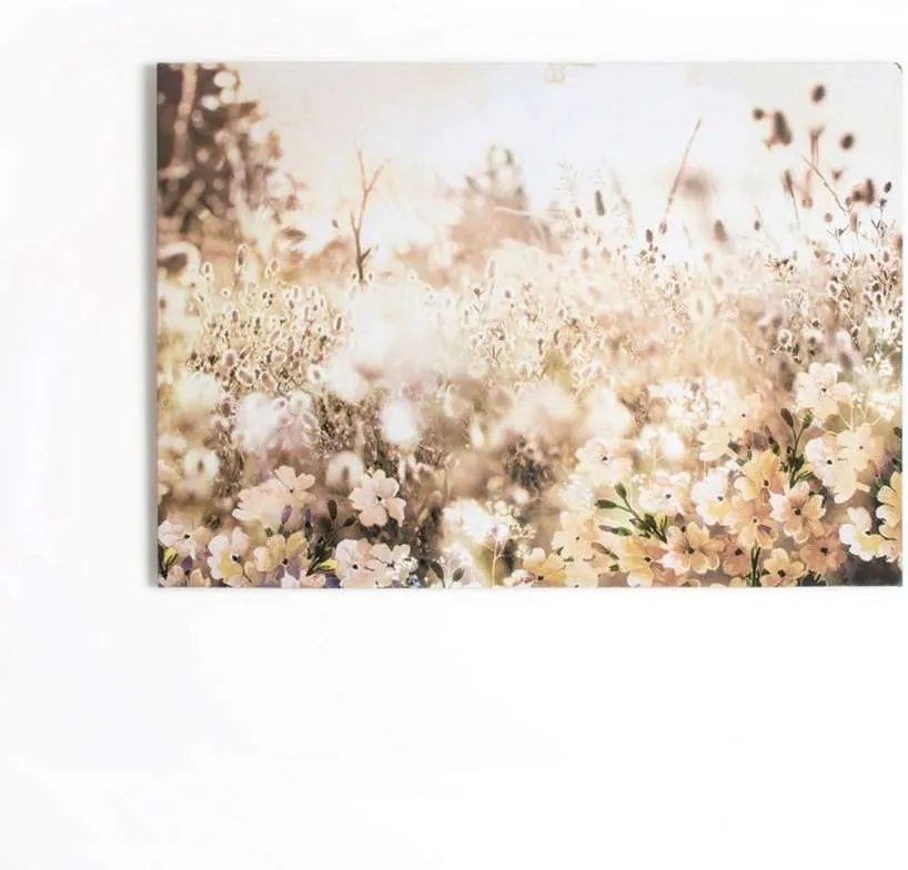 Graham & Brown canvas Layered Meadow Landscape - bruin - 100x70 cm - Leen Bakker