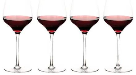 Elegance rode wijnglas (Ã9,5 cm) (set van 4)