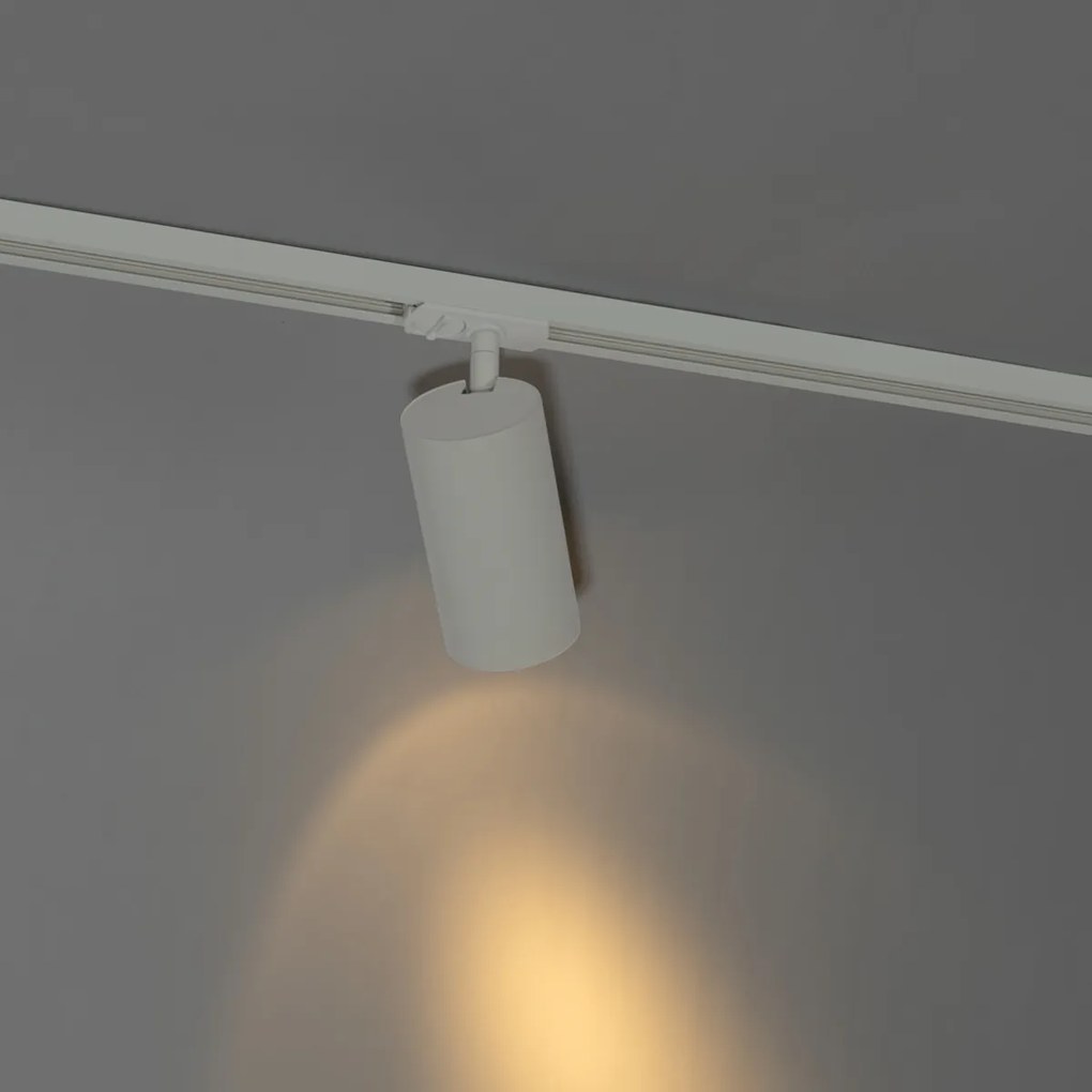 Moderne spot wit voor railsysteem 1-fase 70mm - Iconic Jeana Luxe