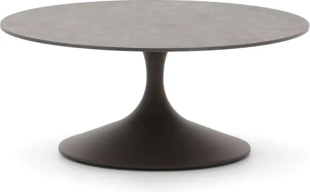 Loungetafel SUNS | Rond  | Tuintafel Sintered stone | Ø80cm | 4 personen | Kees Smit Tuinmeubelen