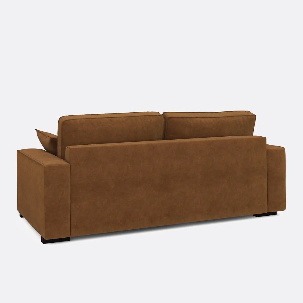 Slaapbank van fluweel, 2, 3 of 4 zits, Comfort BULTEX® Cécilia